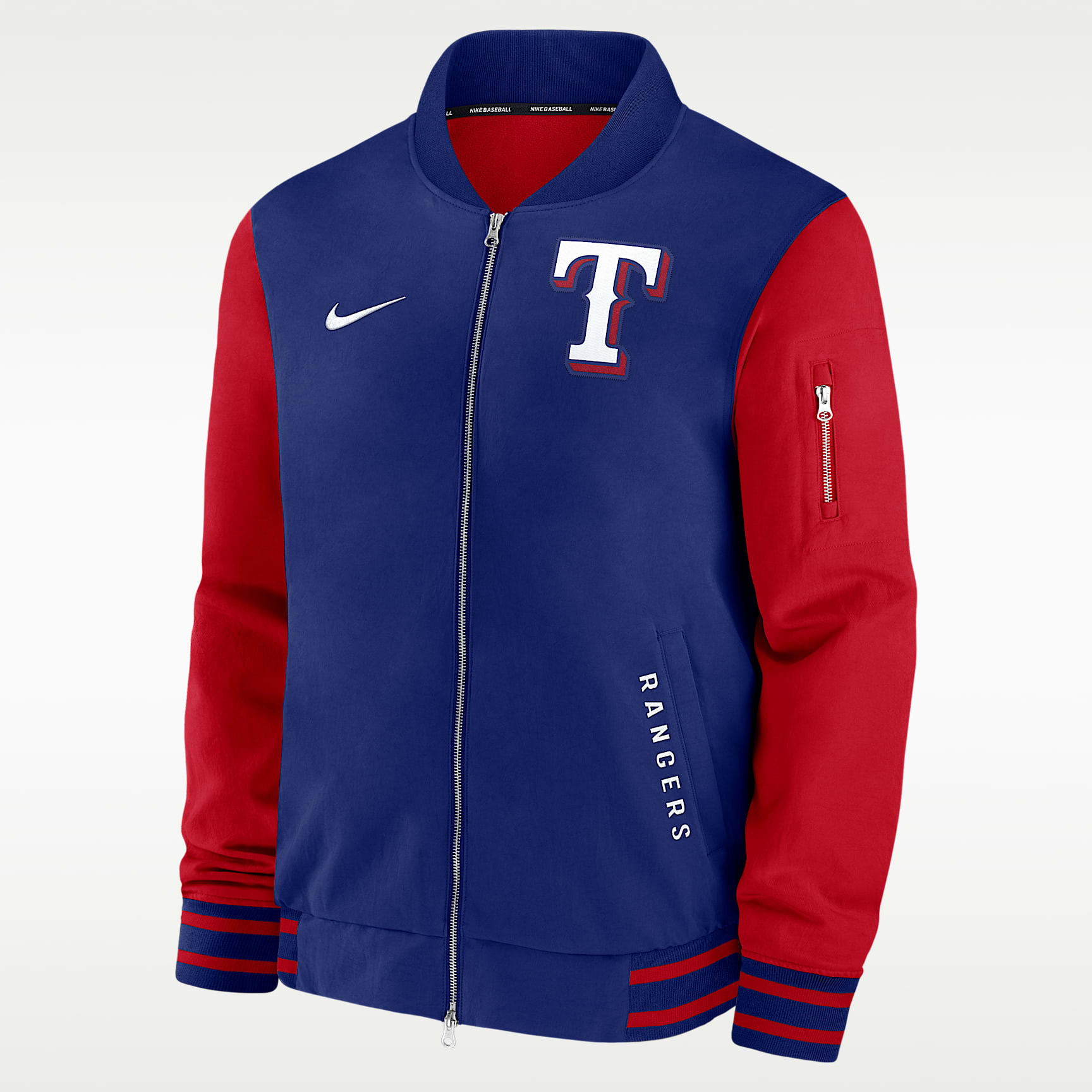 Texas Rangers Authentic Collection Dugout Men's Nike MLB Full-Zip